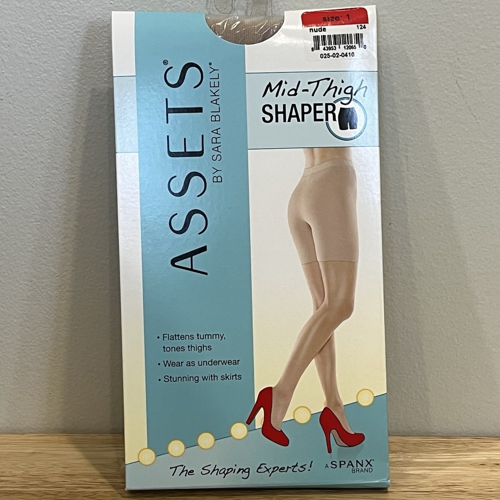 Spanx Assets by Sara Blakely Mid-Thigh Shaper Size 1 Nude